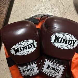 Windy Brown Boxing Gloves 10oz